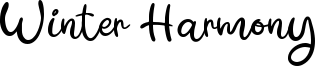 Winter Harmony Font