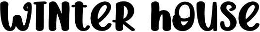 Winter House Font