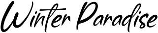 Winter Paradise Font