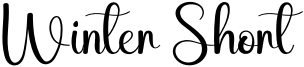 Winter Short Font