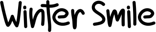 Winter Smile Font