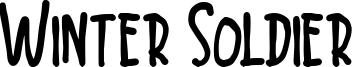 Winter Soldier Font