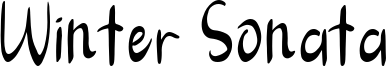 Winter Sonata Font