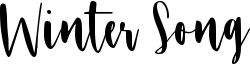 Winter Song Font