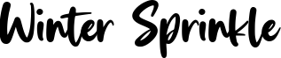 Winter Sprinkle Font