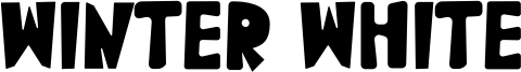 Winter White Font