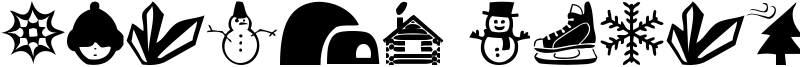 Winter Icons Font