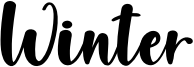 Winter Font