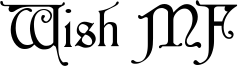 Wish MF Font
