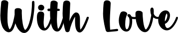 With Love Font