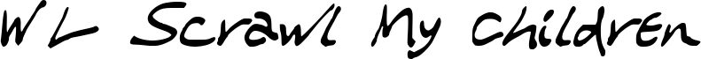 WL Scrawl My Children Font