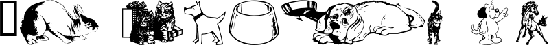 WM Animals 1 Font