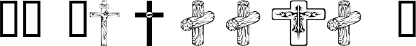 WM Crosses 1 Font