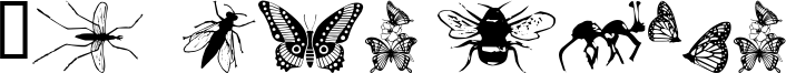 WM Insects Font