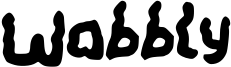 Wobbly Font