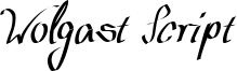 Wolgast Script Font