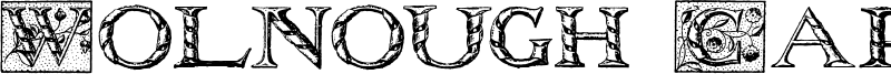 Wolnough Capitals Font