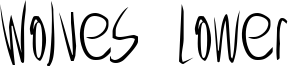 Wolves Lower Font
