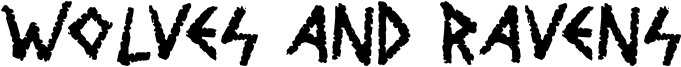 Wolves and Ravens Font