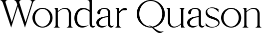 Wondar Quason Font