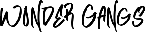 Wonder Gangs Font