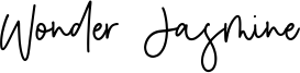 Wonder Jasmine Font