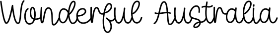 Wonderful Australia Font