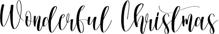 Wonderful Christmas Font