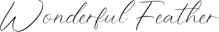 Wonderful Feather Font