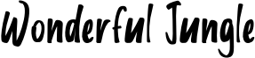 Wonderful Jungle Font