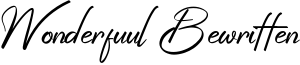 Wonderfuul Bewritten Font