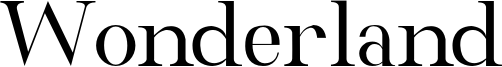 Wonderland Font