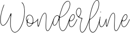 Wonderline Font