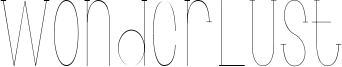 Wonderlust Font