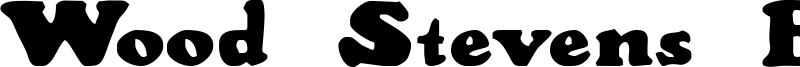 Wood Stevens Bold Font