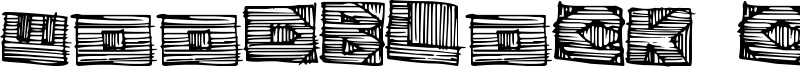 Woodblock Cutter Font