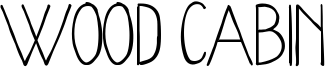 Wood Cabin Font