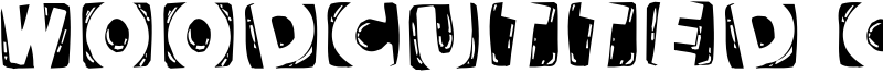 Woodcutted Caps Font