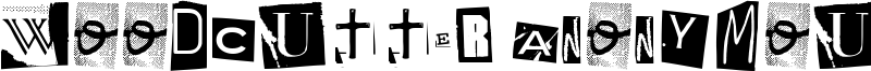 Woodcutter Anonymous Font