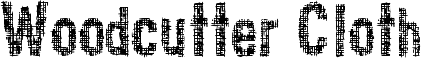Woodcutter Cloth Font