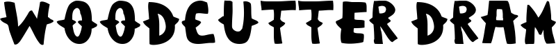 Woodcutter Dramatica Font