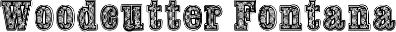 Woodcutter Fontana Font