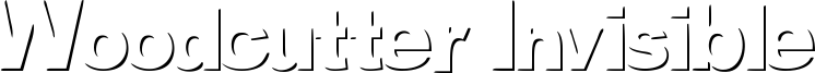 Woodcutter Invisible Font