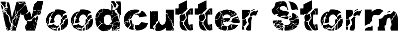 Woodcutter Storm Font