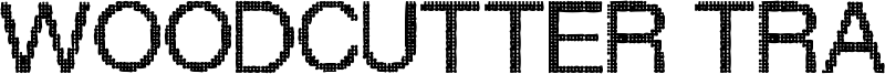Woodcutter Trama Font