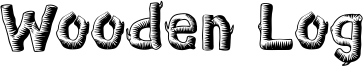 Wooden Log Font
