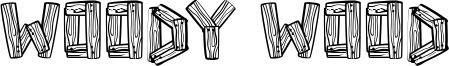 Woody Wood Font