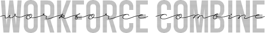 Workforce Combine Font