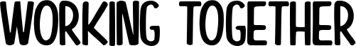 Working Together Font