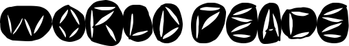 World Peace Font